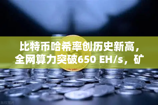 比特币哈希率创历史新高，全网算力突破650 EH/s，矿工们慌了还是笑了？