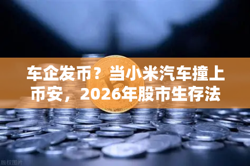 车企发币？当小米汽车撞上币安，2026年股市生存法则来了