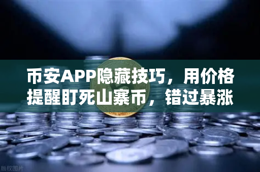 币安APP隐藏技巧，用价格提醒盯死山寨币，错过暴涨算我输
