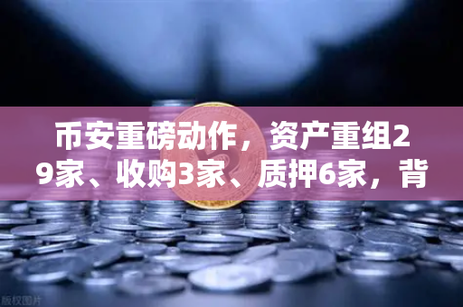 币安重磅动作，资产重组29家、收购3家、质押6家，背后暗藏什么玄机？