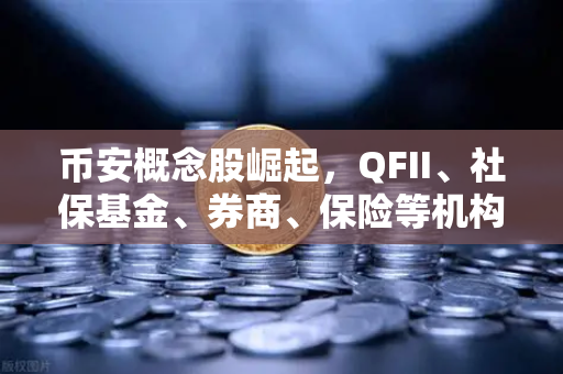 币安概念股崛起，QFII、社保基金、券商、保险等机构重仓股出炉，多家涉币企业浮出水面